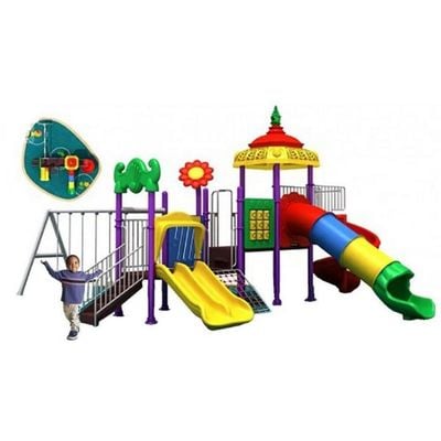 MYTS Moon Roof with Tube slides ,three swings and climbers for kids 